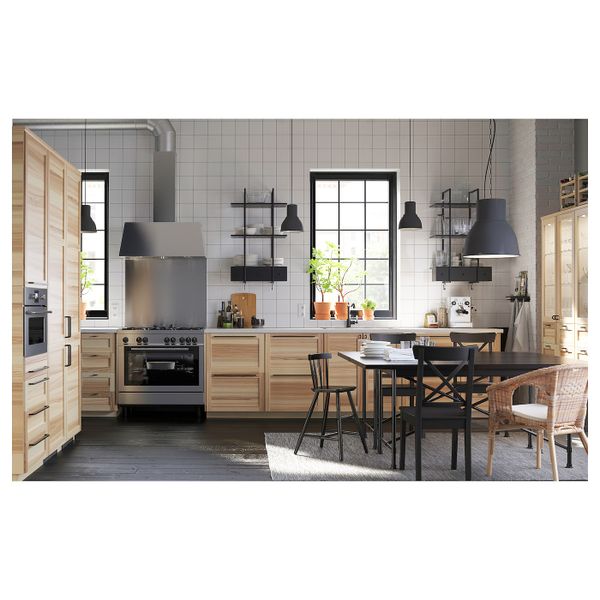 Стул, коричнево-чёрный IKEA INGOLF ИНГОЛЬФ 703.608.95 - фото 4