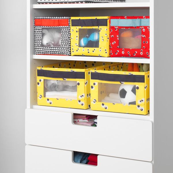 Коробка, желтый 25x44x17 см IKEA ANGELÄGEN АНГЕЛЭГЕН 004.179.37 - фото 4