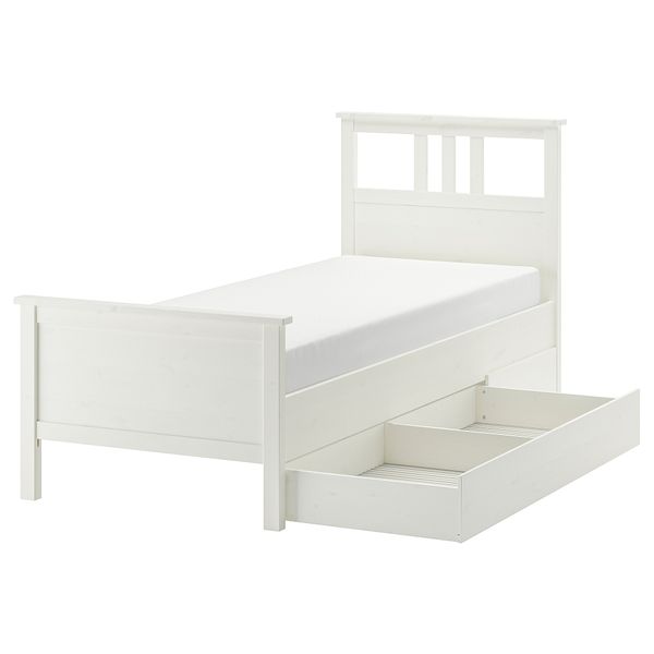 Каркас кровати с 2 ящиками, 90x200 cm IKEA HEMNES ХЕМНЭС 291.888.22 - фото 2