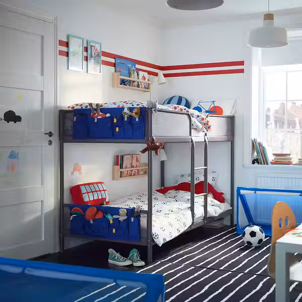 TUFFING Каркас 2-ярусной кровати - темно-серый 90x200 см - фото 4