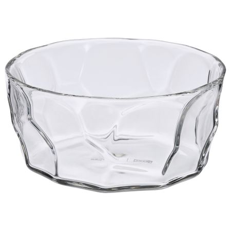 Миска, 13 см, прозрачное стекло IKEA BASTUA 105.426.29