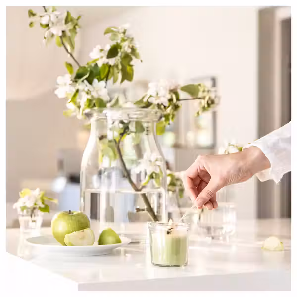 LÖVSKOGSLUND ЛЁВСКОГСЛУНД Ароматическая свеча в стакане - фото 4