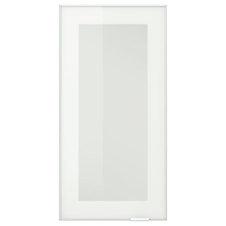 Стеклянная дверь ЮТИС, матовое стекло, алюминий