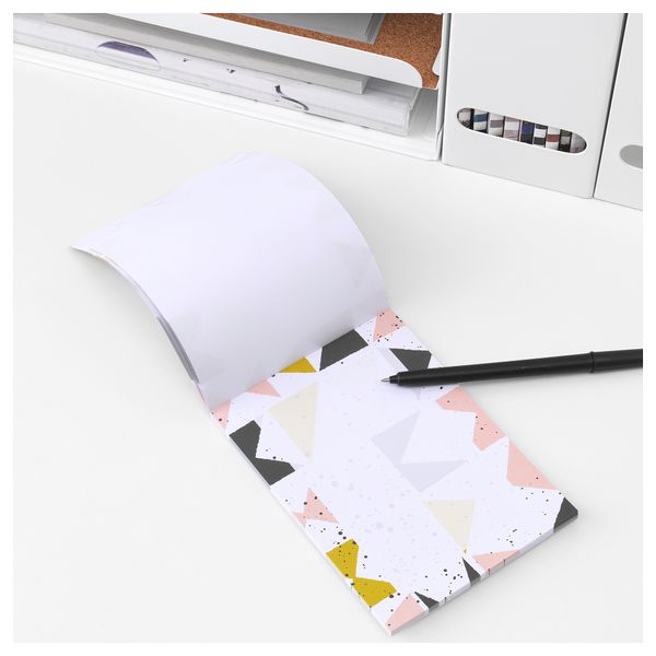 Блокнот для записей ЛАНКМОЙ, белый черный, розовый (17x13 см) - фото 2