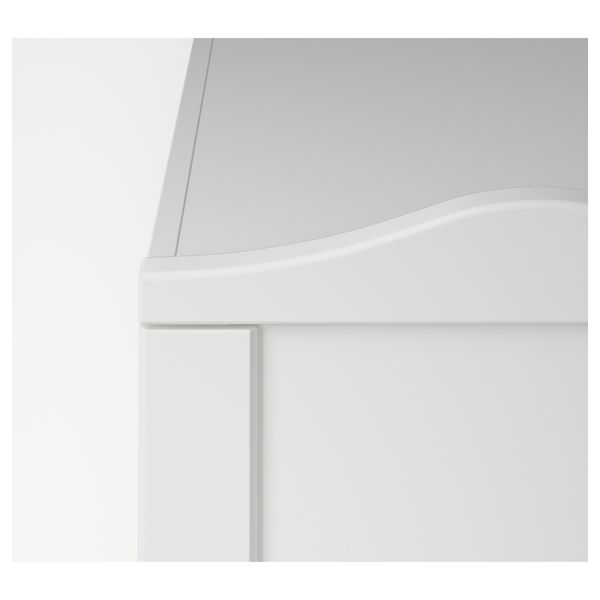 Шкаф платяной ХЕНСВИК, белый (75x174 см) - фото 3