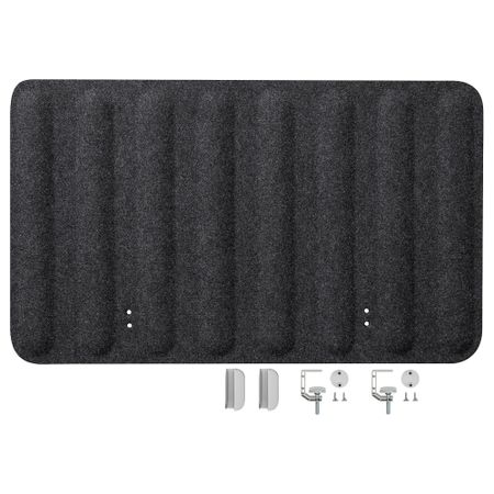 Экран для письменного стола, темно-серый, 80x48 см IKEA EILIF ЭЙЛИФ 204.669.36