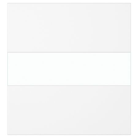 Стеклянная дверь СЕЛЬСВИКЕН, глянцевый белый (60x64 см)