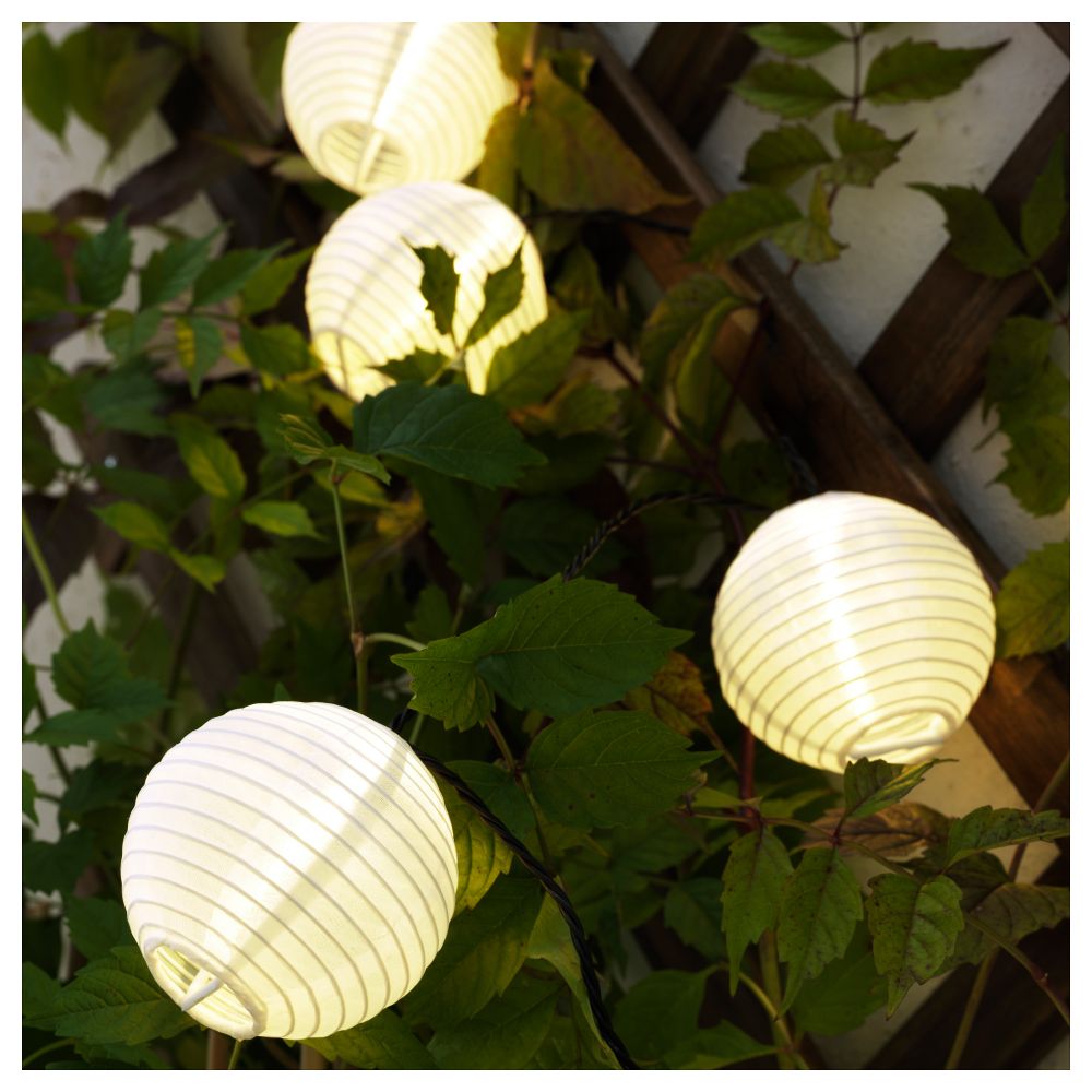 Украшение для гирлянды СОЛВИДЕН, шаровидный белый - фото 1