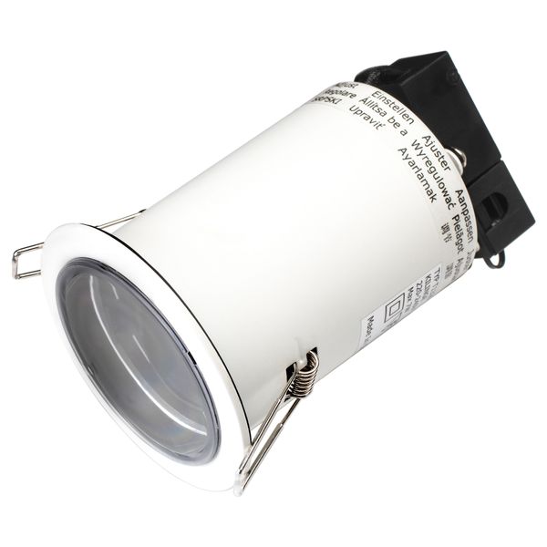 Светильник точечный встроенный КИЛИНГЕ, д/дома/улицы белый, регулируемый белый - схема-чертеж с размерами