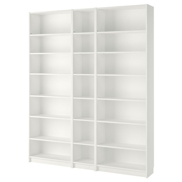 Стеллаж, белый 200x28x237 см IKEA BILLY БИЛЛИ 592.439.78 - фото 1