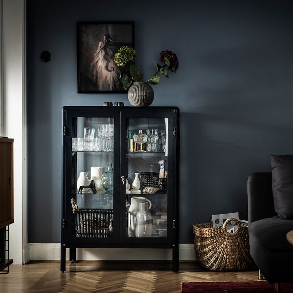 Ваза, серый 18 см IKEA VANLIGEN ВАНЛИГЕН 204.518.31 - схема-чертеж с размерами