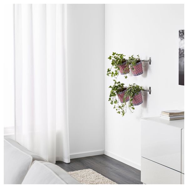 Кашпо с держателем СОЛРОСФРО, д/дома/улицы разноцветный (12 см) - фото 3