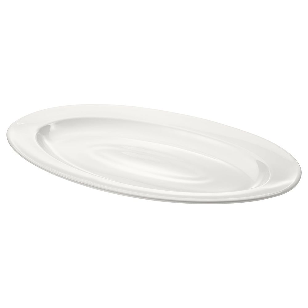 Блюдо, белый с оттенком 43x28 см IKEA ВАРДАГЕН 903.809.77 - фото 1