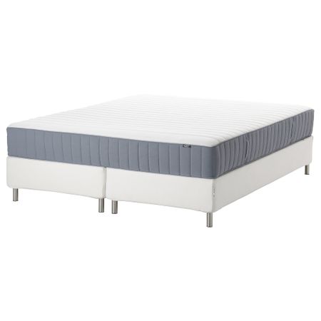 Тахта, 160x200 см, белый, жесткий голубой IKEA ESPEVÄR, VALEVÅG 693.897.34