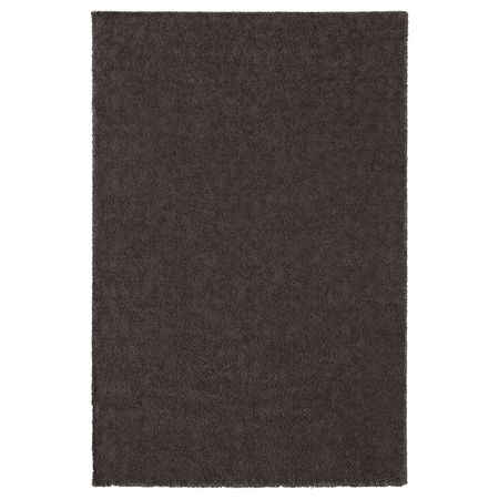 Ковер, короткий ворс, темно-серый 200x300 см IKEA STOENSE СТОЭНСЕ 504.268.16