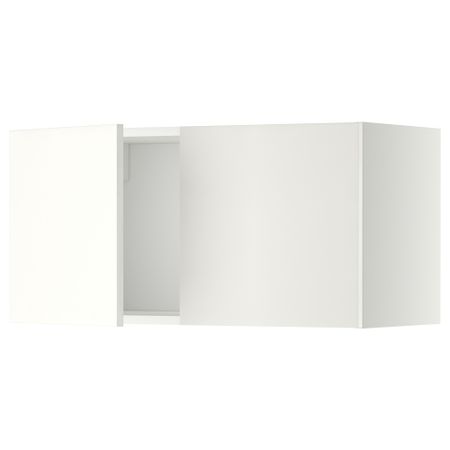 Навесной шкаф с 2 дверями МЕТОД, белый, Хэггеби белый (80x40 см)