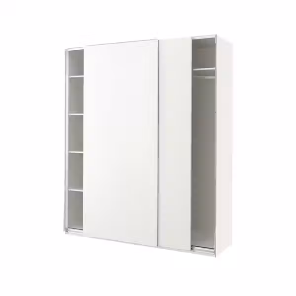 PAX / HASVIK Гардероб - белый/белый 200x66x236 см - фото 1