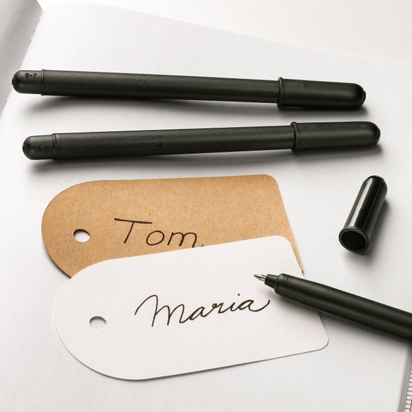 Гелевая ручка, черный IKEA ФУЛЛФОЛЬЯ 004.139.58 - фото 4