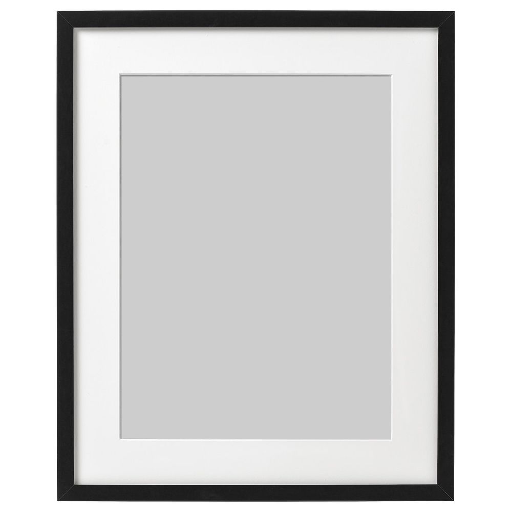 Рама, черный 40x50 см IKEA RIBBA РИББА 103.815.46 - фото 1