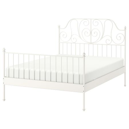Каркас кровати, белый, 140x200 см IKEA ЛЕЙРВИК 692.772.65
