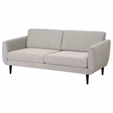 SMEDSTORP 3-местный диван - Viarp бежевый/коричневый/чёрный