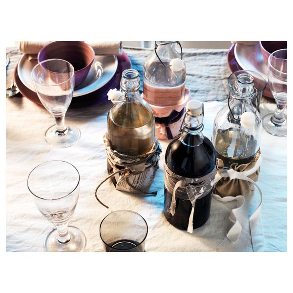 Бокал для белого вина РЭТТВИК, прозрачное стекло (25 сл) - схема-чертеж с размерами