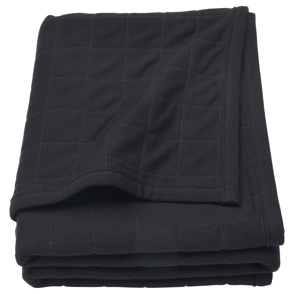 Плед СПЭНСТ, черный, серый (120x180 см) - фото 1