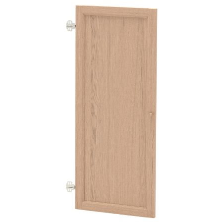 Дверь, 40x97 см, дубовый шпон, беленый IKEA OXBERG ОКСБЕРГ 204.040.38