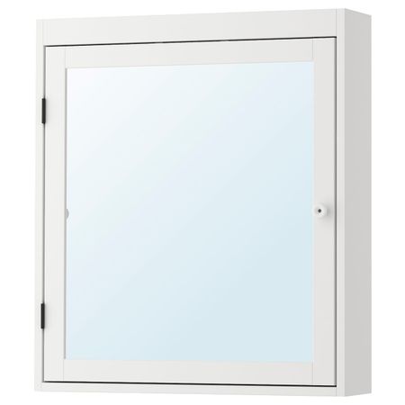 Шкафчик зеркальный, белый 60x14x68 см IKEA SILVERÅN СИЛВЕРОН 503.690.62