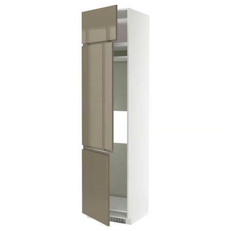 METOD Высокий шкаф д/холод/мороз/3 дверцы