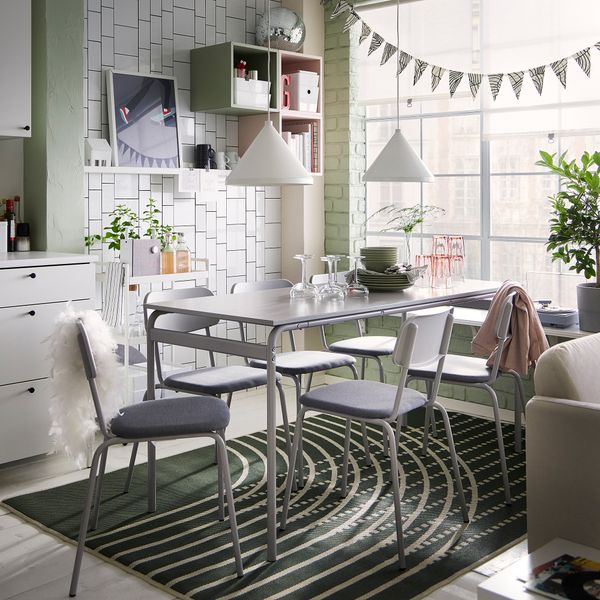 Стол и 6 стульев IKEA GRÅSALA, GRÅSALA 794.840.52 - фото 3