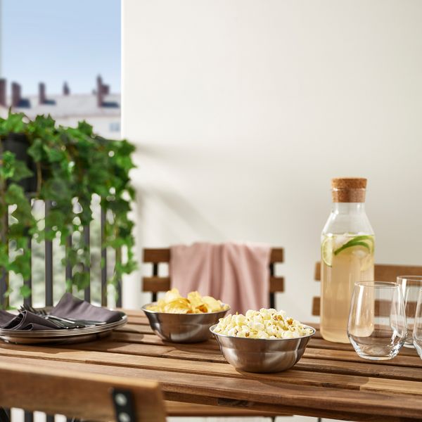 Миска, нержавеющая сталь, 15 см IKEA GRILLTIDER ГРИЛЛЬТИДЕР 805.604.98 - схема-чертеж с размерами