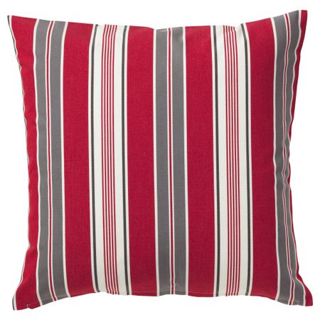 Чехол на подушку ВИНТЕР 2016, красный/белый, в полоску (50x50 см)