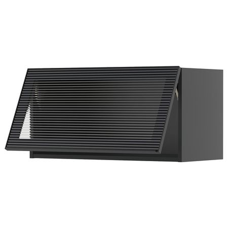 METOD Гориз навесной шкаф/стеклян дверь