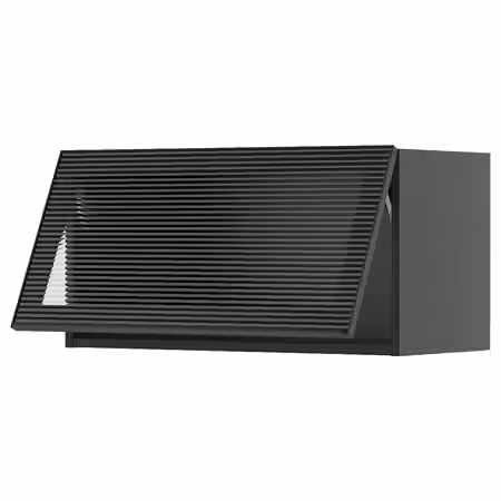 METOD Гориз навесной шкаф/стеклян дверь