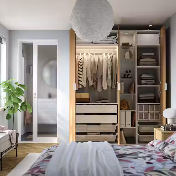 PAX / STORKLINTA СТОРКЛИНТА Гардероб, комбинация - фото 3