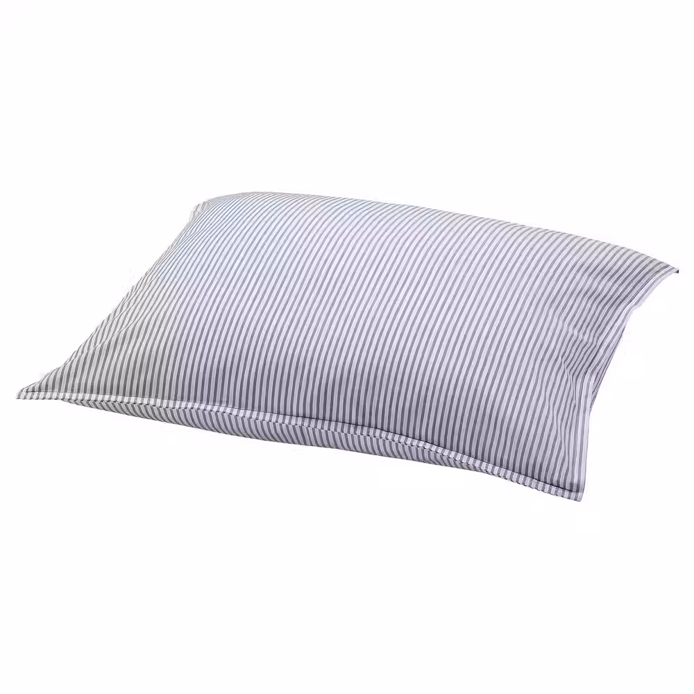 SOLFIBBLA СОЛФИББЛА Наволочка - белый синий/полоска 50x60 см - фото 1