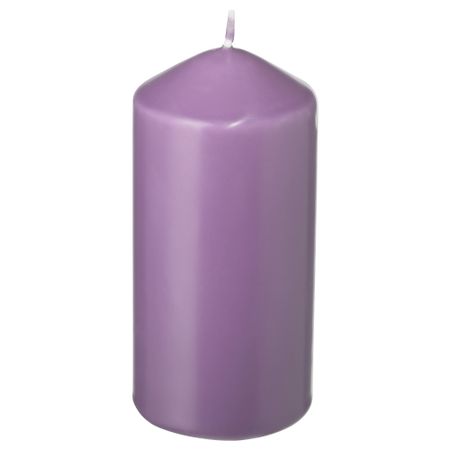 Неароматическая свеча формовая ДАГЛИГЕН, сиреневый (14 см)
