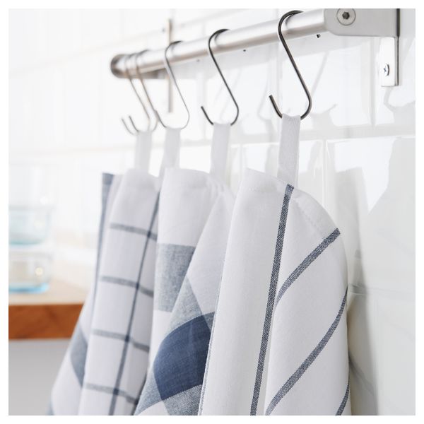 Полотенце кухонное ЭЛЛИ, белый, синий (50x65 см) - фото 6