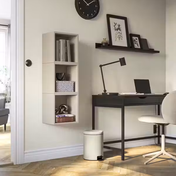 EKET Комбинация настенных шкафов - бежевый 70x25x105 см - фото 2