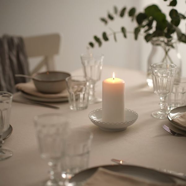 TURTURDUVA ТУРТУРДУВА Подсвечник - белый с оттенком 4 см - фото 3