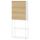 Комбинация для хранения, белый, под дуб, 60x32x150 см IKEA BEGIVENHET БЕГИВЕНХЕТ 795.479.07