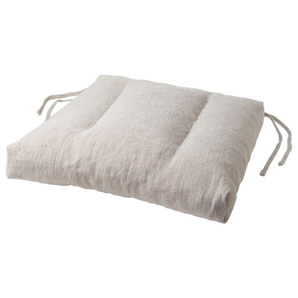 Подушка на стул, неокрашенный, 35/43x37x7 см IKEA ЭТЛА 404.536.07 - фото 1