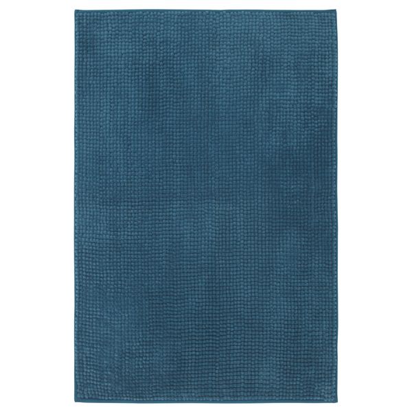 Коврик для ванной ТОФТБУ, зелено-синий (60x90 см) - схема-чертеж с размерами