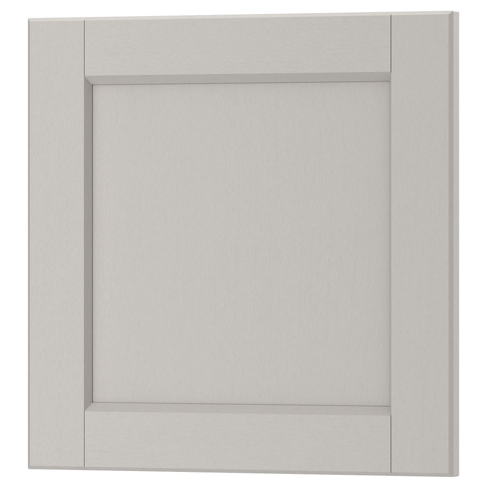 Дверь ЛЕРХЮТТАН, светло-серый - схема-чертеж с размерами