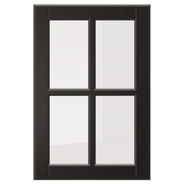 BODBYN Стеклянная дверь - чёрный 40x60 см - фото 1