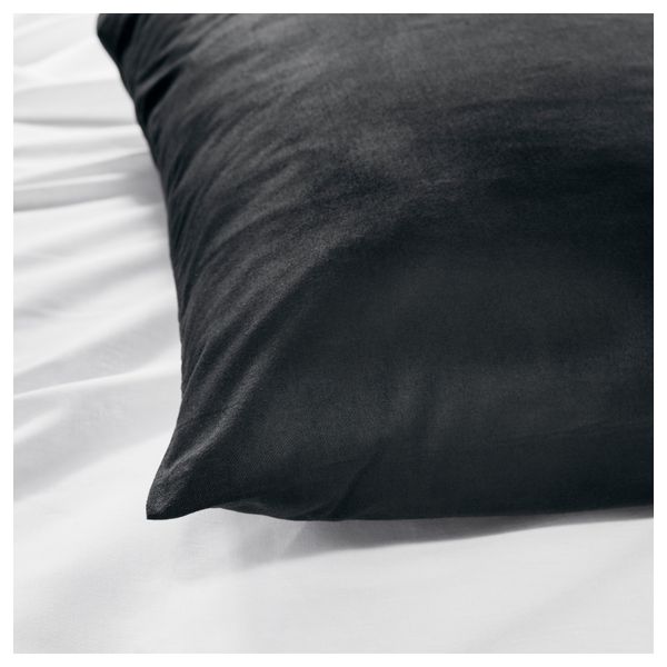 Наволочка ДВАЛА, черный (50x70 см) - схема-чертеж с размерами