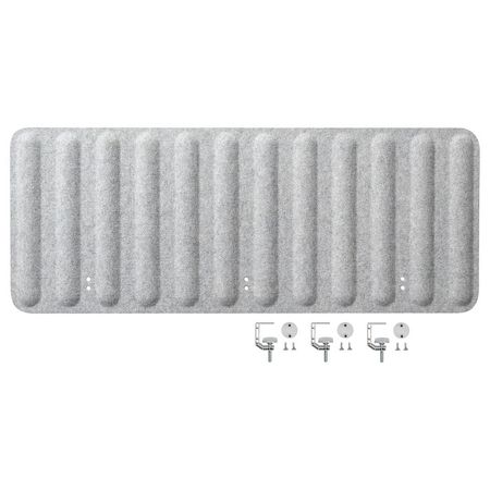 EILIF Экран д/письменного стола - серый 120x48 см