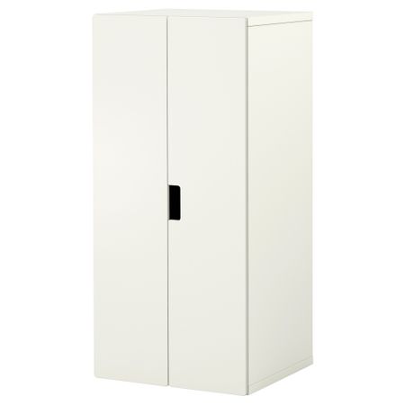 Комбинация для хранения с дверцами СТУВА, белый, белый (60x50x128 см)