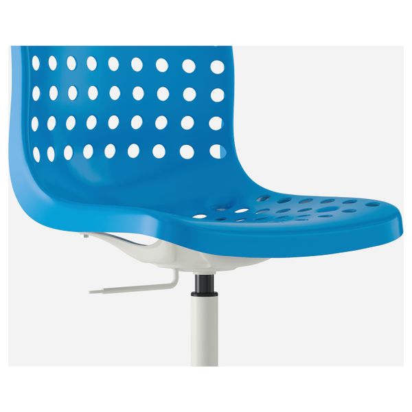 Рабочий стул, синий, белый IKEA СКОЛБЕРГ / СПОРРЕН 292.756.64 - фото 3